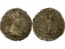 Faustina Major - Silver Denarius, Urania- 147 / 150 Rome