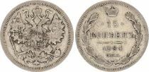 Federazione Russa 15 Kopeks Nicholas II ? Russian Empire ? 1904 AR Saint Petersburg ? Silve