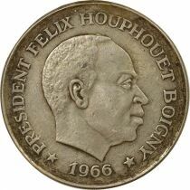 F&eacute;lix Houphou&euml;t-Boigny - 10 Silver Francs - 1966