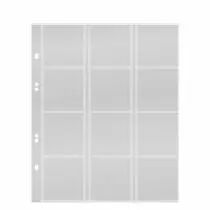 Feuilles numismatiques pour 12 monnaies jusqu?&agrave; &Oslash; 50 mm ou &eacute;tuis numismatiques 50x50mm