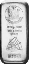 Fidji 1 Kg Lingot Argent - 10 Dollars FIDJI