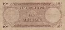 Fidji 10 Shillings - Elisabeth II - Fidji - 1962 - Série C5