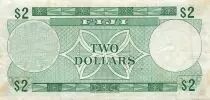 Fidji 2 Dollars - Elisabeth II - ND (1974) - P.72