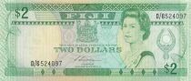 Fidji 2 Dollars - Elisabeth II - ND (1988) - P.87