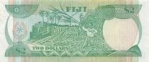 Fidji 2 Dollars - Elisabeth II - ND (1988) - P.87