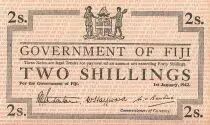 Fidji 2 Shillings - Emission d\'urgence - 1942 - P.50