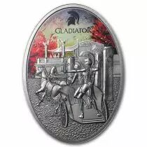 Fidji Gladiatrix - 10 Dollars Argent Couleur Fidji 2013