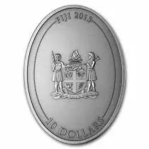Fidji Gladiatrix - 10 Dollars Argent Couleur Fidji 2013
