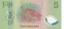 Fidschi $5 - Parrot - Vonu Dina Turtle - 2026 - AA Series