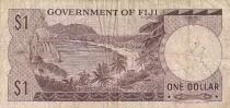 Fidschi 1 Dollar - Elizabeth II - 1969 - Serial A/2