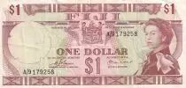 Fidschi 1 Dollar - Elizabeth II - 1974 - Serial A/9
