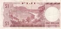 Fidschi 1 Dollar - Elizabeth II - 1974 - Serial A/9