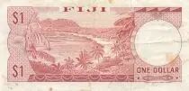 Fidschi 1 Dollar - Elizabeth II - ND (1974) - Replacement - P.71ar