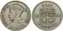 Fidschi 1 Florin - George V - 1934 - Silver