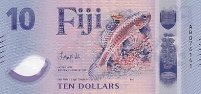 Fidschi 10 Dollars - Boys Planting Mangroves - 2026 - AB Series