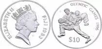 Fidschi 10 Dollars - Olympics Games - Judo - 1996 Silver