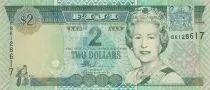 Fidschi 2  Dollars - Elizabeth II - Family - 2002
