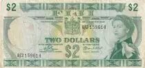 Fidschi 2 DollarS - Elizabeth II - 1974 - Serial B/2