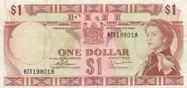 Fiji 1 Dollar - Elizabeth II - ND (1974) - P.71
