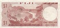 Fiji 1 Dollar - Elizabeth II - ND (1974) - P.71