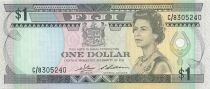 Fiji 1 Dollar - Elizabeth II - ND (1983) - P.81