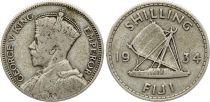 Fiji 1 Shilling - George V - 1934 - Silver