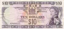 Fiji 10 Dollars - Elizabeth II - ND (1974) - P.74
