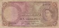 Fiji 10 Shillings - Elizabeth II - Fiji - 1962 - Series C5
