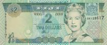 Fiji 2  Dollars - Elizabeth II - Family - 2002