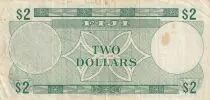Fiji 2 DollarS - Elizabeth II - 1974 - Serial B/2