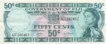 Fiji 50 Cents - Elizabeth II - ND (1969) - P.58a