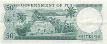 Fiji 50 Cents - Elizabeth II - ND (1969) - P.58a