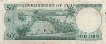 Fiji 50 Cents - Elizabeth II - ND (1971) - P.64a