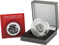 Fiji Year of the Dragon - Antique Silver High Relief -2 Dollars 2024