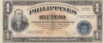 Filipinas 1 Peso - Mabini - Orange design - 1949 - Series 66