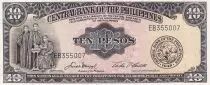 Filipinas 10 Pesos - Fathers Burgos, Gomez, Zamora - Monument - 1949 - UNC - P.136e