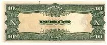 Filipinas 10 Pesos Rizal monument - 1943 - Serial 14