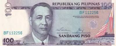 Filipinas 100 Piso - Pr�s. M. Rowas - 1987 - P.172f