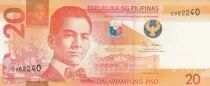 Filipinas 20 Piso - M.L. Quezon - Civet - 2022 - Serial E