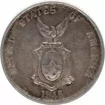 Filipinas 50 Centavos Woman and anvil - 1945