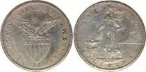 Filippine 1 Peso Woman hammer - United States - 1908 S San Francisco Silver