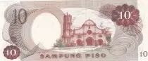 Filippine 10 Piso - A. Mabini - Church - ND (1969) - P.144b