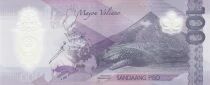 Filippine 100 Peso - Palawan Peacock - Mayon Volcano - Polymer - 2024 - AD Series
