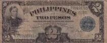 Filippine 2 Pesos - J. Rizal - Victory - ND (1944) - P.95a