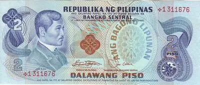 Filippine 2 Piso J. Rizal - D�claration Ind�pendance 1898