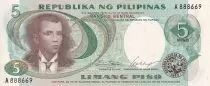 Filippine 5 Piso - A. Bonifacio - Katipunan - 1969 - UNC - P.143a