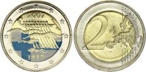 Finland 2 Euros - 90th anniversary of the independence of Finland - Colorised - 2014