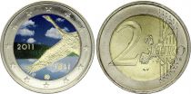 Finland 2 Euros - Bank of Finland - Colorised - 2011