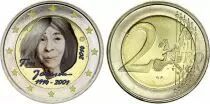 Finland 2 Euros - Tove Jansson - Colorised - 2014