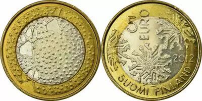 Finland 5 Euro Fauna - 2012